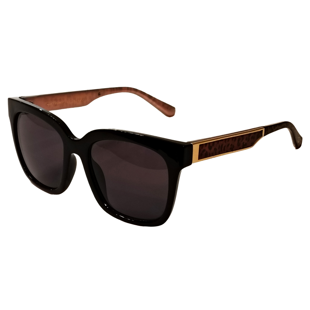 Animal print aviator sunglasses